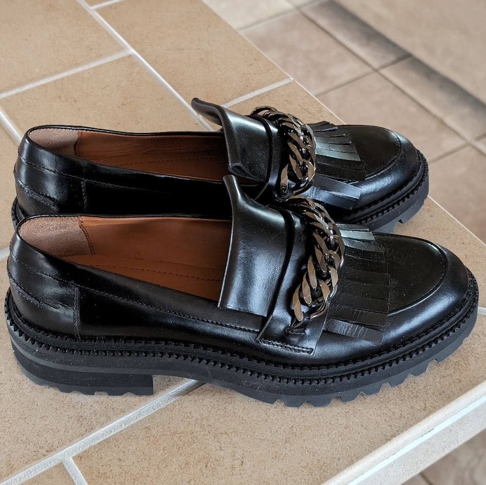 Billi Bi Copenhagen Black Leather Loafers - Picture 5 of 8